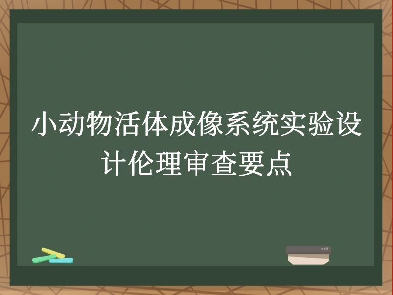 小动物活体成像系统实验设计伦理审查要点